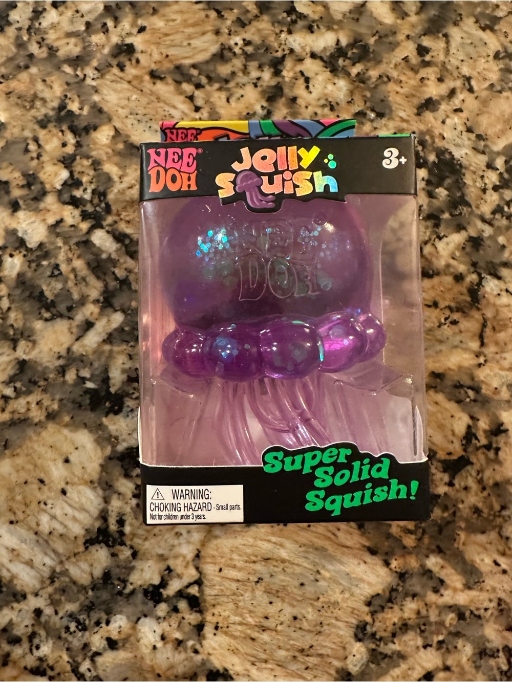 Jolly Squish Purple Jelly Octopus Sensory Toy